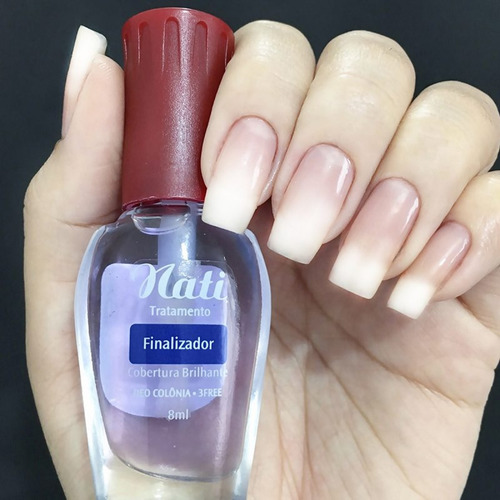 Imagem 2 de 2 de Esmalte Nati Tratamento - Finalizador Cob. Brilhante - Com 6