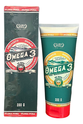Gel Massageador Omega 3 200g