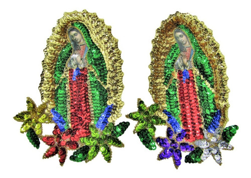 Aplicación En Lentejuela Virgen De Guadalupe Med1913 Pieza