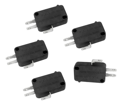 Pf 5 Piezas 15a 250vac V-15 Botón Spdt 1no 1nc Micro Switch