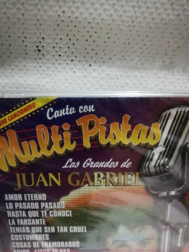 Juan Gabriel. Las Grandes De. Multi Pistas. Cd. 