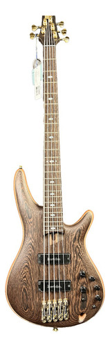 Contrabaixo Ibanez Sr5005 Ol Prestige C/case Acabamento Do Corpo Corpo Em Wenge Com Camada Intermediária De Mogno Cor Óleo Orientação Da Mão Destro Quantidade De 5