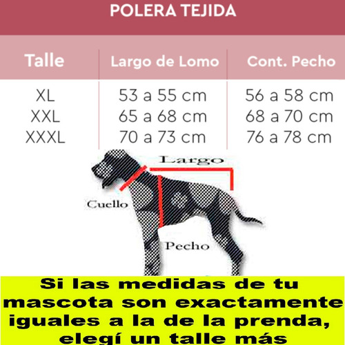 Imagen 2 de 8 de Abrigos Buzos Poleras Ropa Para Perros Grandes Neigers