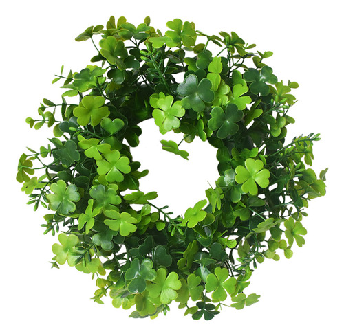 Guirnalda De Cuatro Hojas Con Decoración Verde Para El Día D