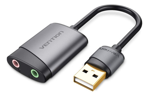 Vention Tarjeta De Sonido Usb, Tarjeta De Sonido Externa, Ad