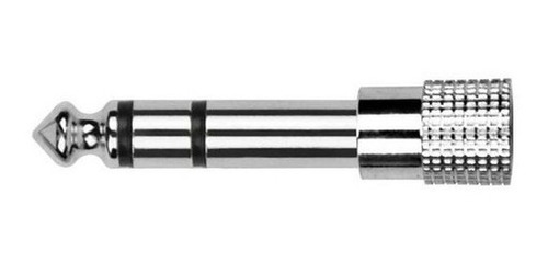 Adaptador Jack 3,5 Stereo A Plug 6,5 Stereo Arwen Metalico
