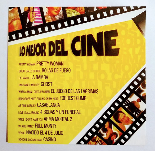 Música Películas Cd Nuevo Lo Mejor Del Cine 12 Temas Éxitos