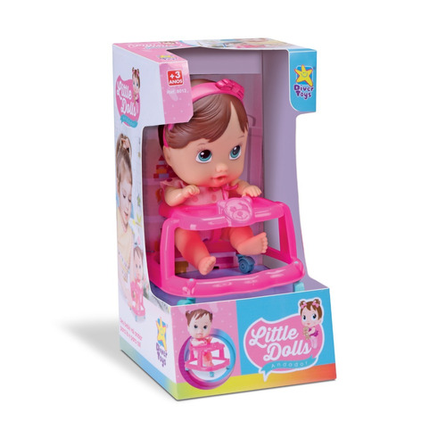 Boneca Litte Dolls Andador,tipo Baby Alive