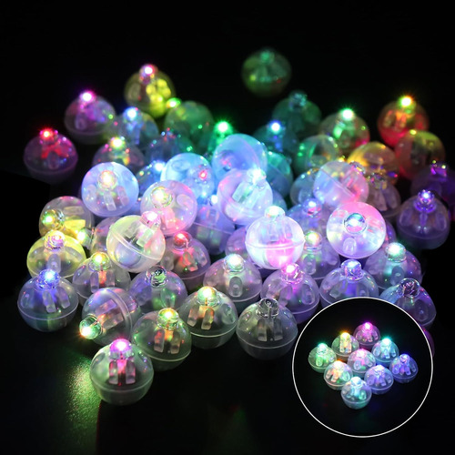 100 Mini Luces Led De Globo Multicolor Para Fiestas