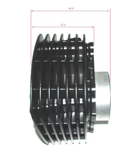 Imagen 3 de 9 de Cilindro Moto Completo Yamaha Fz 16