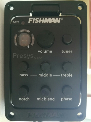Preamplificador Fishman P. Blend 301 Mic P/acustica/criolla.