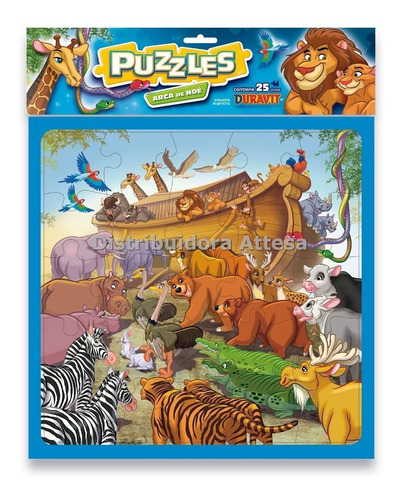 Puzzle Arca De Noe Duravit 25 Piezas 32x32 Cm Carton Blister