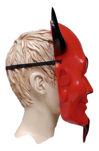 5 Máscaras De Diablito Rojo Para Niño Color Diseño Unico