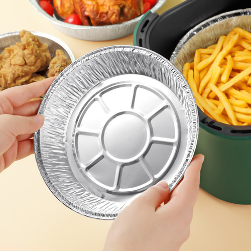 20 Piezas De 6 Platos Desechables De Aluminio Para Hornear Y