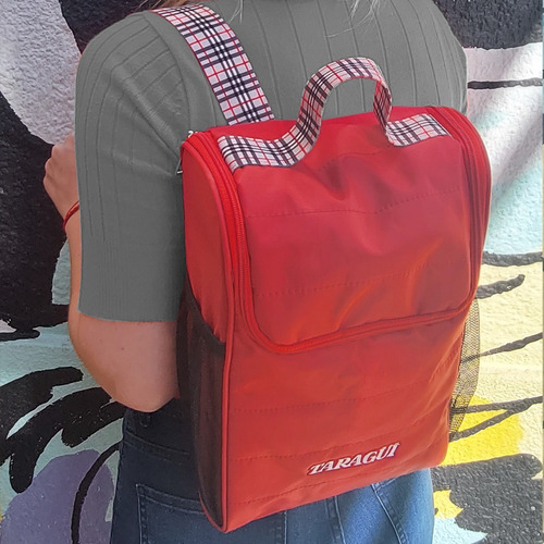 Imagen 6 de 6 de Termera Mochila Taragüi Roja