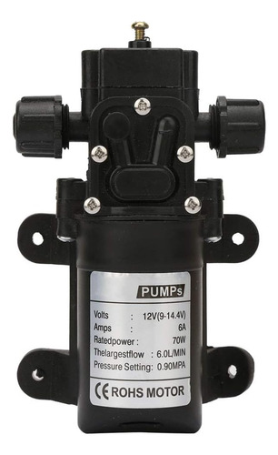 Bomba Eléctrica De Alta Presión, Cc 12 V, 70 W, 6 L/min, Bom