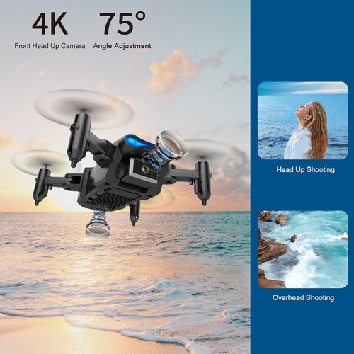 Ky906 Mini 4k Rc Quadcopter Tecla Rotación Automática