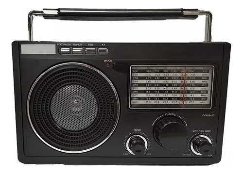 Radio Retro Vintage Antigo Portátil Am Fm Bluetooth Sd Usb