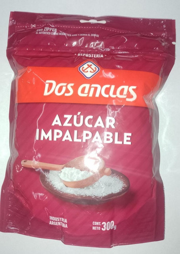 Azucar Impalpable Dos Anclas 300 Gramos