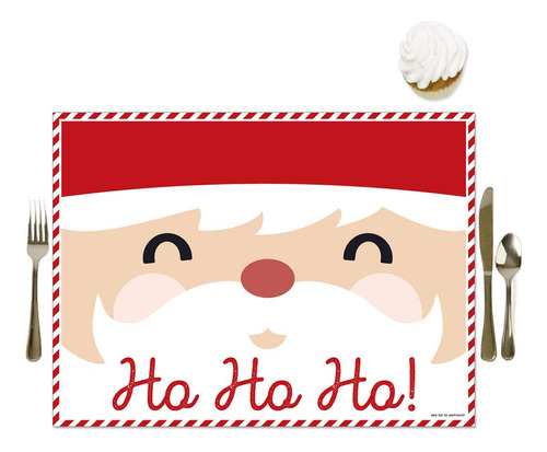 Big Dot Of Happiness Jolly Santa Claus - Decoracin De Mesa D