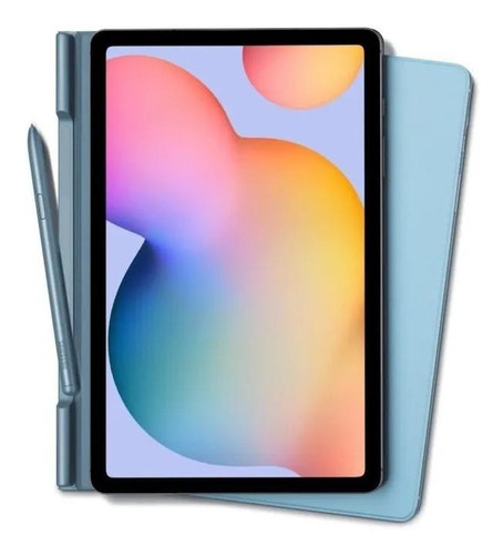 Imagen 1 de 4 de Tablet  Samsung Galaxy Tab S S6 Lite with Book Cover SM-P610 10.4" 64GB brandeis blue y 4GB de memoria RAM 