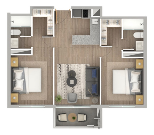 Departamento En Arriendo, Edificio Hacienda Esmeralda C
