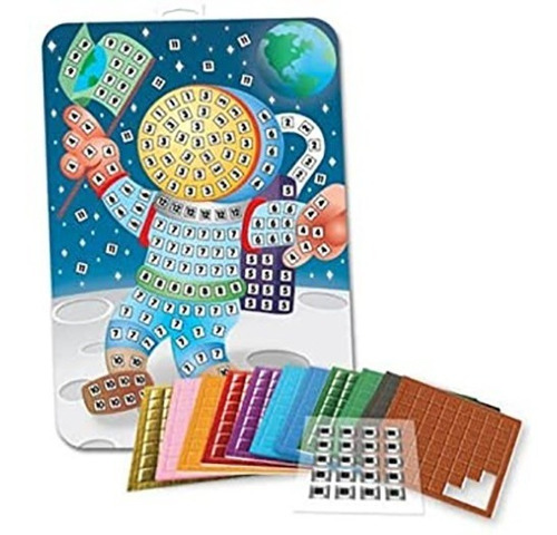 Sticky Mosaics Con Accesorios Para Decorar Un Astronauta
