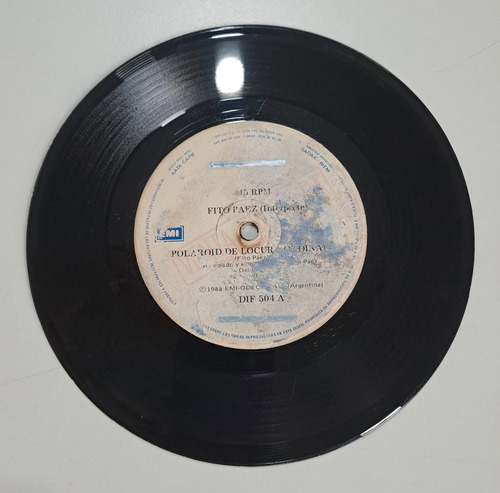 Don Cornelio + Fito Paez 1er Press Promo Vinyl Arg1988 Split Edición Limitada Promocional (Usado)