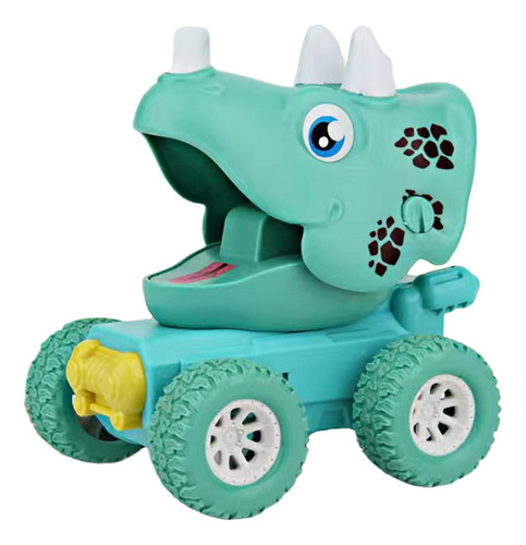 Lindo Coche De Dinosaurios Modelo De Aprendizaje Tire Hacia