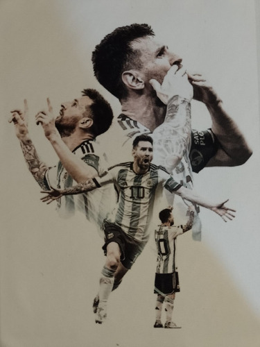 Imagen 2 de 3 de Cuadros Decorativos Con Luz Retroiluminados/ Messi