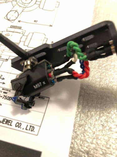 Braço Toca Discos Jelco Sa 370 H Cápsula Shure M97xe