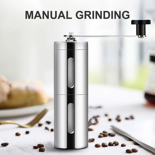 Molinillo De Café Manual Portátil De Acero Inoxidable