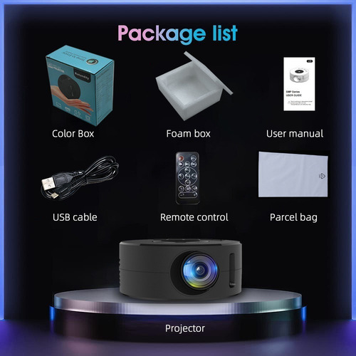 Y Para - G Mini Proyector Portátil Hd 1500 Lúmenes Usb