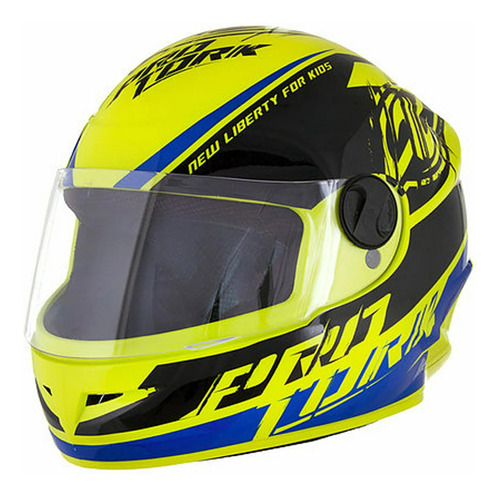 Casco Integral Kids New Liberty Amarillo T-xs Moto Avenida