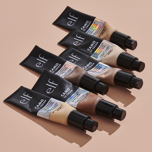Base Correctora De Color Cc Cream E.l.f. Camo Tan 415c 30