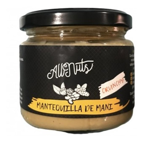 Mantequilla De Mani Crunchy 200g - Allnuts 