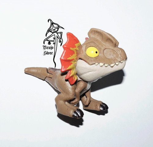 Jurassic Snap Squad Dilophosaurus Cafe Suelto 6cm Brujostore