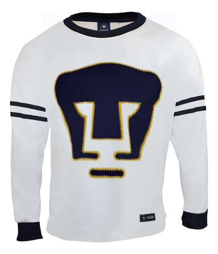 Pumas Unam Playera Retro Epoca Dorada Hugo S Manga Larga 