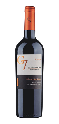 Vino G 7 Reserva Cabernet Sauvignon 750 Ml