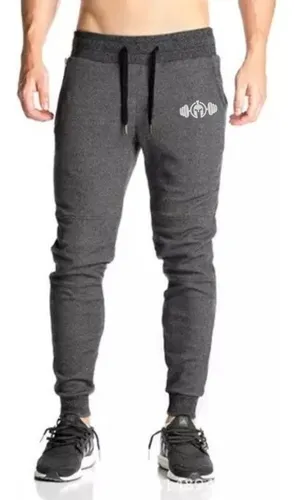 Pants Jogger Hombre Gym Slim Fit Entubado Deportivo Moda