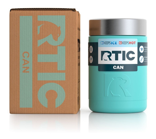 Imagen 1 de 9 de Enfriador De Latas Rtic, Teal Matte, 12oz Pc