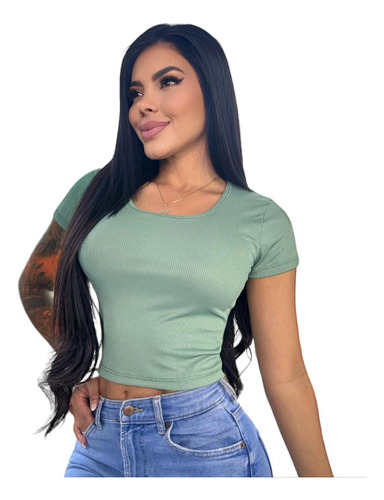 Blusa Tipo Camiseta Para Dama - Manga Corta - Talla Única 