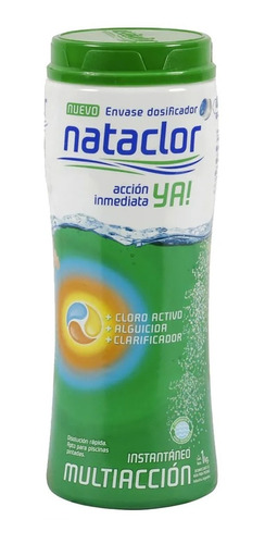 Cloro Instantaneo Multiaccion Nataclor Ya ! 1 Kg