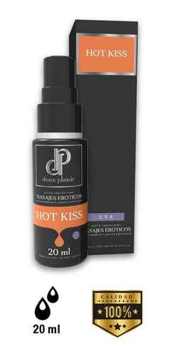 Lubricante Sabor Hot Kiss 20ml