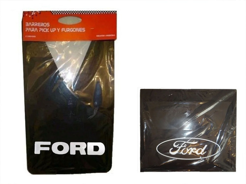 Imagen 2 de 7 de Juego X 4 Barreros Goma Ford Pick Up ( Delanteros + Traseros )
