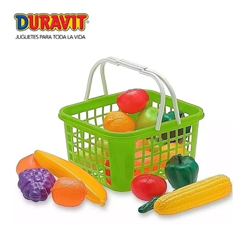 Canasta De Frutas Y Verduras Duravit 20 Piezas Juguetes