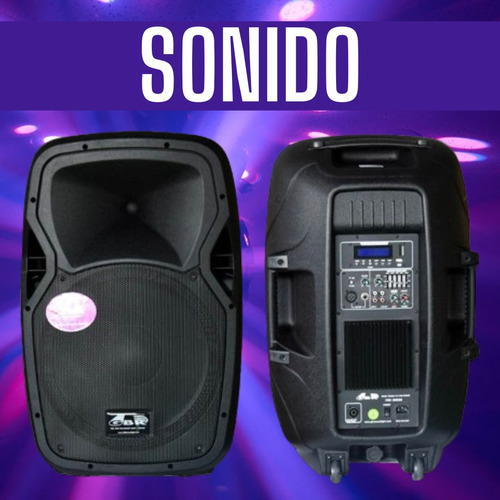 Alquiler De Sonido Bafle Parlante Potenciado Fiesta Eventos