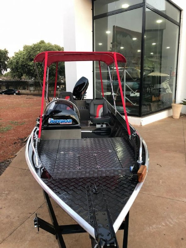 Fluvimar Boto Lx 5500 Especial Com Motor 50 Hp Mercury