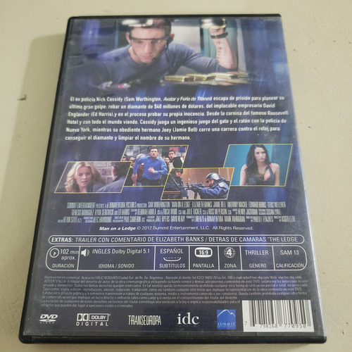 Película Al Borde Del Abismo Dvd Original (Usado)