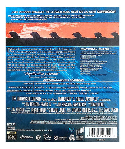El Cristal Encantado / The Dark Crystal Jim Henson Blu-ray